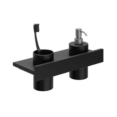 Rexa Design黑色皂液器牙刷架3D模型（OBJ,FBX,MAX）