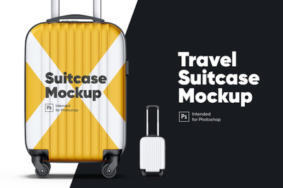 旅行行李箱产品模型(PSD)