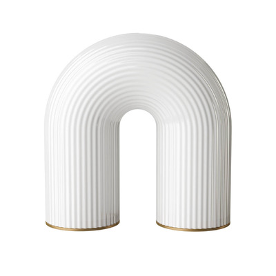 Ferm Living拱形带波纹的白色玻璃灯3D模型（OBJ,FBX,MAX）