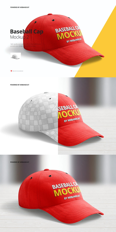 棒球帽模型2 (PSD)