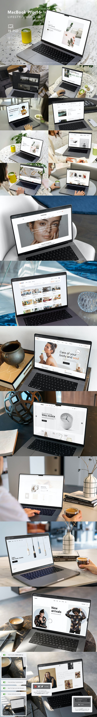 新MacBook Pro样机第1部分 (PSD)