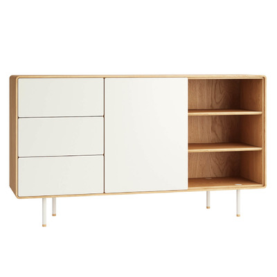 Gazzda现代木质三层抽屉柜储物柜3D模型（OBJ,FBX,MAX）