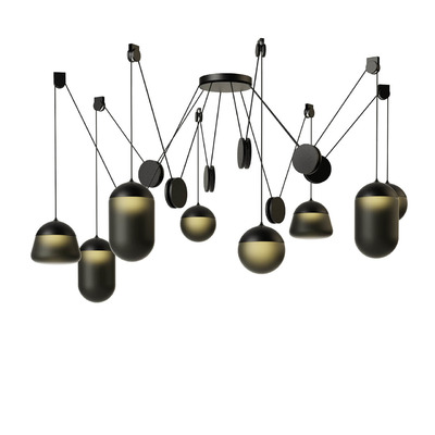 Brokis行星系列PC1241可调节组合吊灯3D模型（OBJ,FBX,MAX）