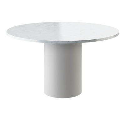 Hiroki圆形大理石台面餐桌咖啡桌茶几3D模型（OBJ,FBX,MAX）