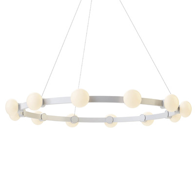 Rich Brilliant Willing Cinema系列银色金属圆环吊灯3D模型（OBJ,FBX,MAX）