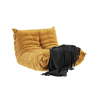 Ligne Roset togo橙黄色壁炉单人沙发3D模型（OBJ,FBX,MAX）