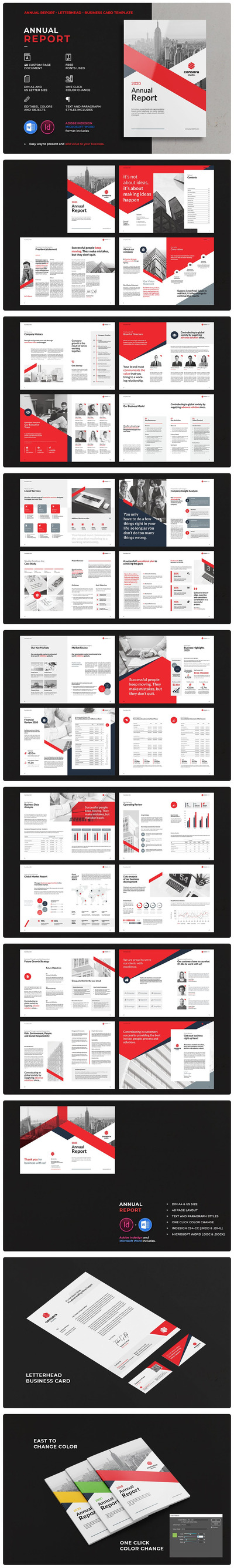 时尚高端专业的高品质年度报告品牌手册画册宣传册杂志楼书设计模板
