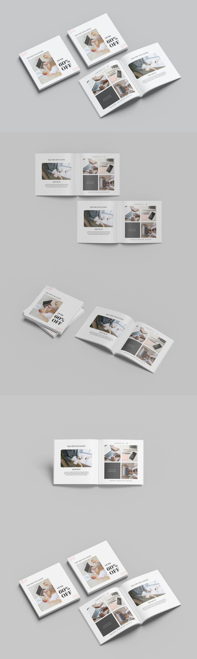 方形弹匣模型样机 (PDF,PSD)