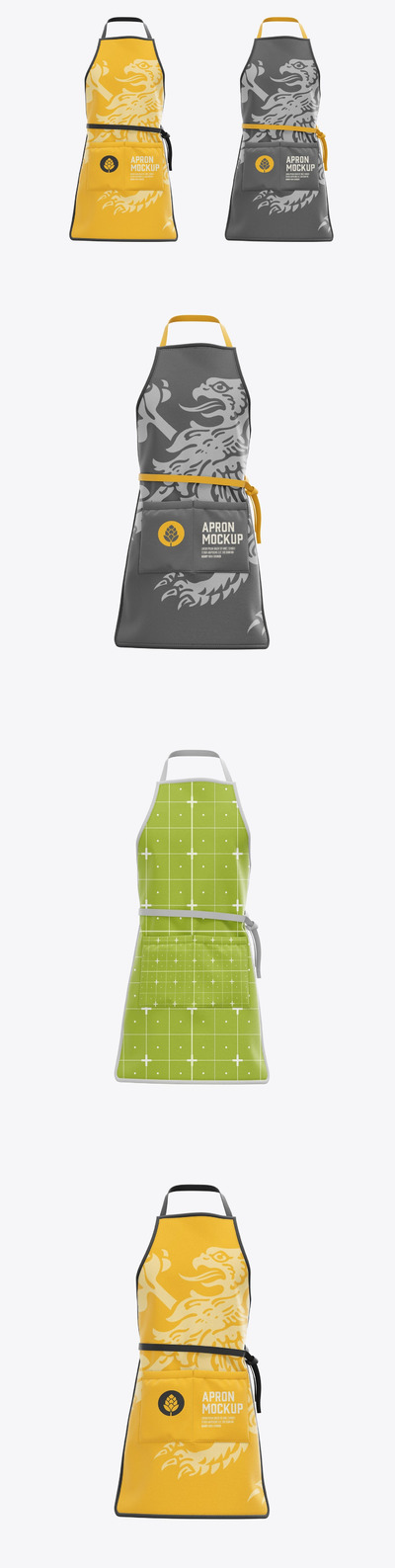 厨房围裙样机 (PSD)