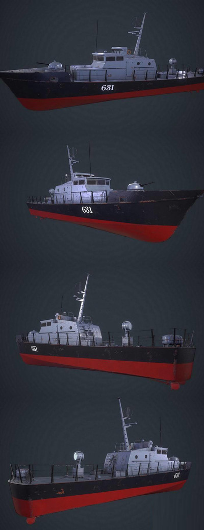 1400M Grif船舰3D模型（OBJ,FBX,MAX）