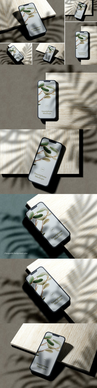 智能手机屏幕产品样机(PSD)