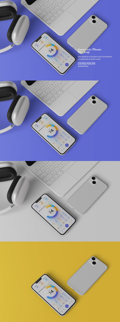 iPhone 13 手机样机 (PSD)