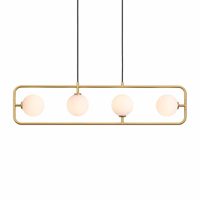 Sircle系列PH4金色框架球形灯泡吊灯3D模型（OBJ,FBX,MAX）