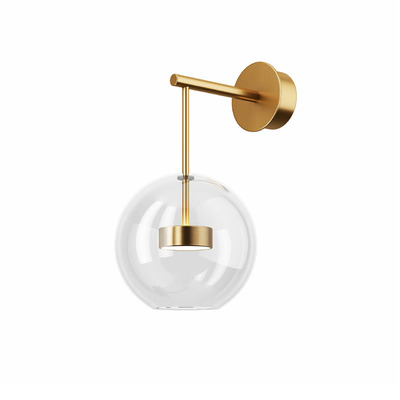 Soffio金色枝干球形玻璃灯罩壁灯3D模型（OBJ,FBX,MAX）