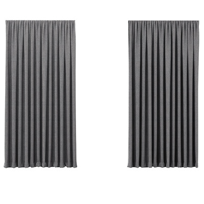 Dorflinger Nickow灰色鱼骨图案色织窗帘3D模型（OBJ,FBX,MAX）