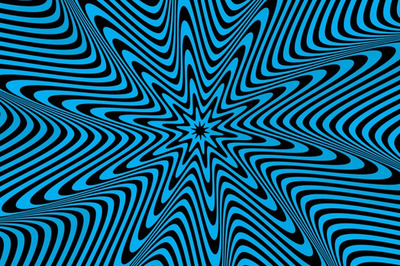 星星形状抽象立体视错觉矢量背景[ai,eps]