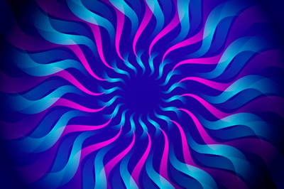 渐变柔和丝带视错觉矢量背景[ai,eps]