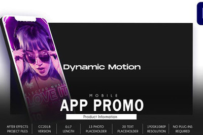 动态快速App应用演示视频PR模板[mogrt]