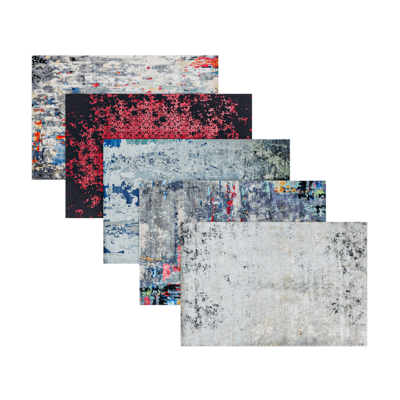 Evasion抽象图案丝绸地毯系列3D模型（OBJ,FBX,MAX）