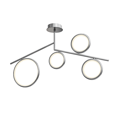 Olimpia 6590银色奥运环吸顶灯3D模型（OBJ,FBX,MAX）