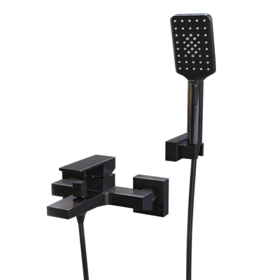 Abens 2001黑色浴室水龙头花洒3D模型（OBJ,FBX,MAX）