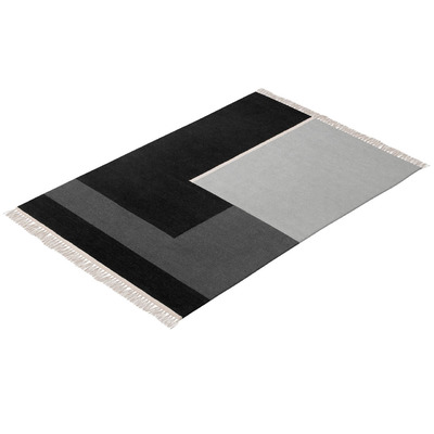 Ferm Living Kelim灰色羊毛编织地毯3D模型（OBJ,FBX,MAX）