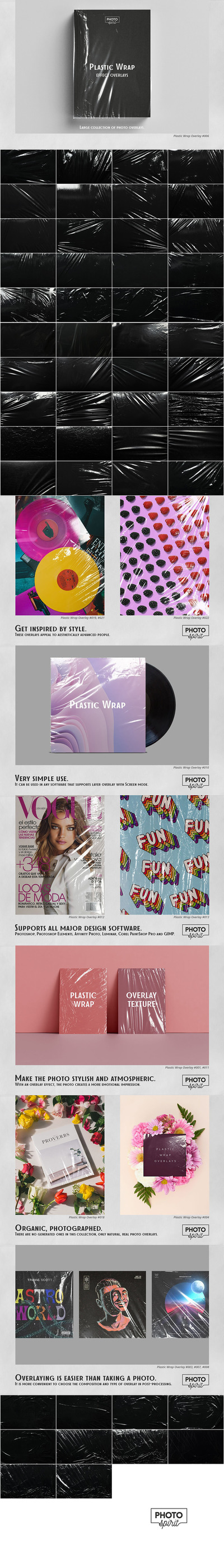 透明包装保鲜膜照片叠层JPG素材