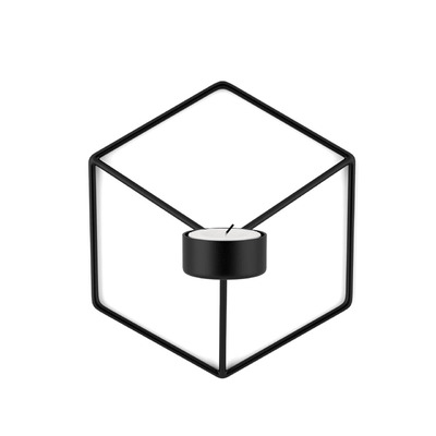 Menu黑色立方体线框烛台3D模型（OBJ,FBX,MAX）