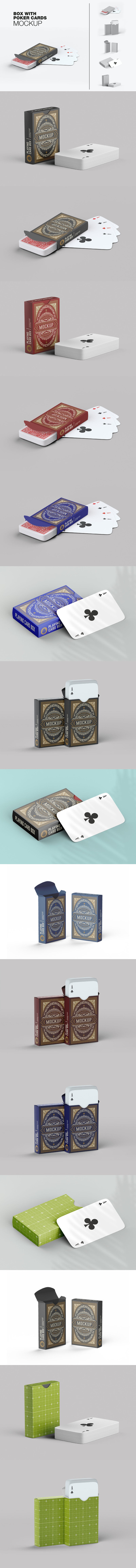 扑克纸牌盒样机 (PSD)