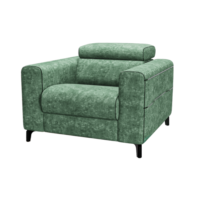 Tinos b100绿色奢华单人沙发3D模型（OBJ,FBX,MAX）