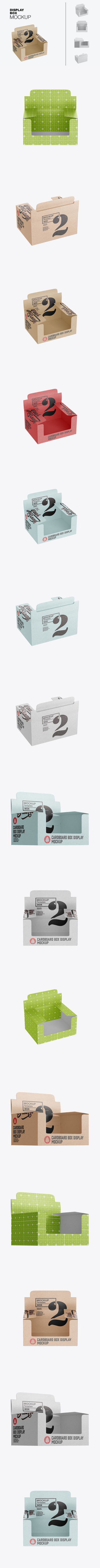 展示箱模型样机 (PSD)