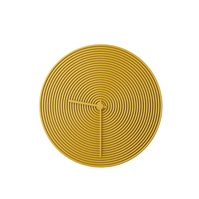 黄色环形壁挂式陶瓷时钟3D模型（OBJ,FBX,MAX）