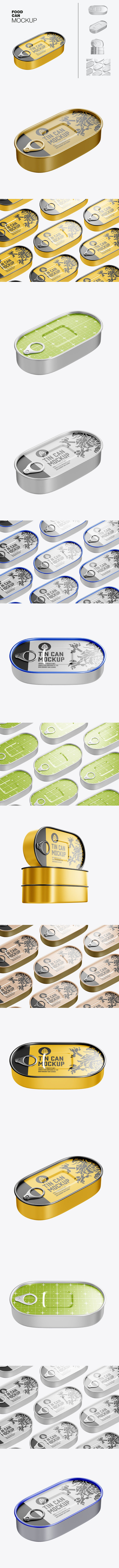 食物罐头样机 (PSD)