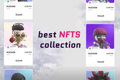 NFT促销活动广告视频PR模板[mogrt]