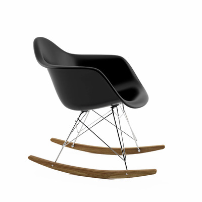 Vitra Eames黑色扶手摇椅3D模型（FBX,MAX）