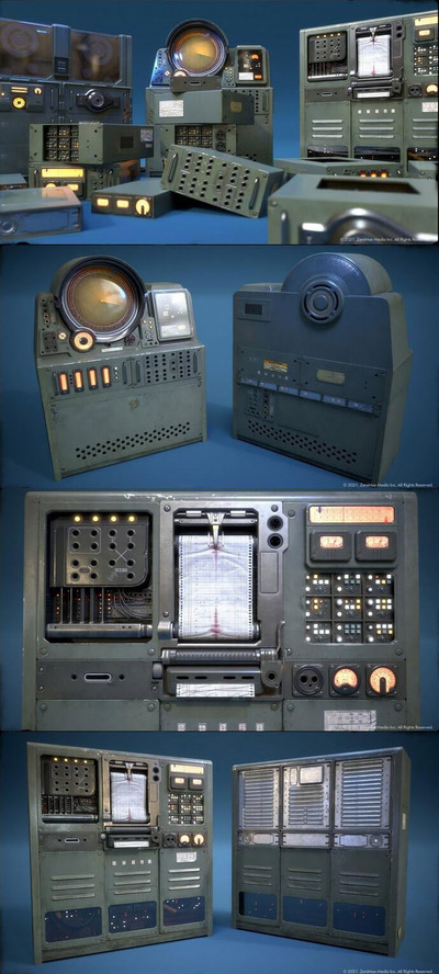 Modular Electrical Cabinet模块化电气柜3D模型（OBJ,FBX,MAX）