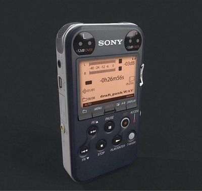 索尼PCM-M10便携式数码录音笔3D模型（OBJ,FBX,MAX）