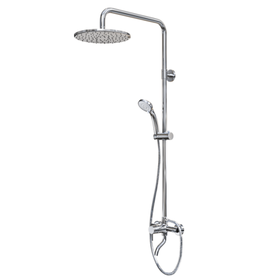 A14401带水龙头软管的全套浴室淋浴花洒系统3D模型（OBJ,FBX,MAX）