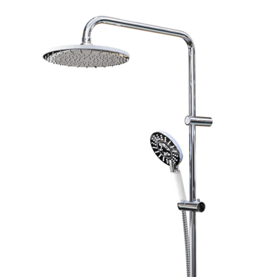 A039带软管的全套浴室淋浴花洒系统3D模型（OBJ,FBX,MAX）