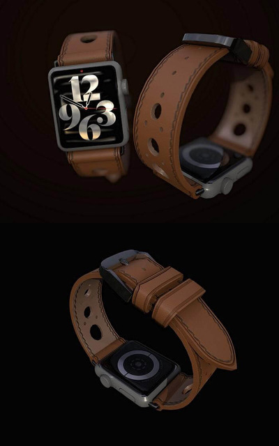 Apple Watch S3苹果智能手表3D模型（OBJ,FBX,MAX）
