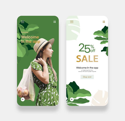 App启动页面设计模板 (psd)