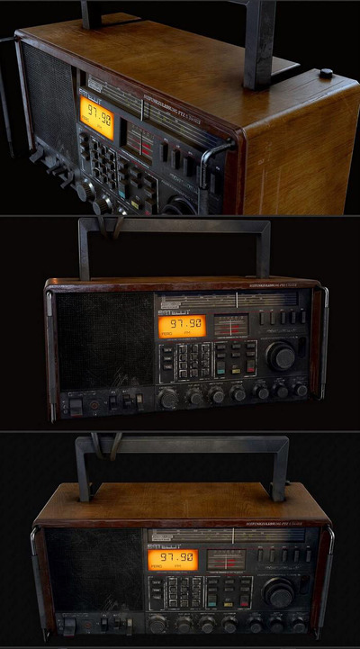 无线电3D模型（OBJ,FBX,MAX）