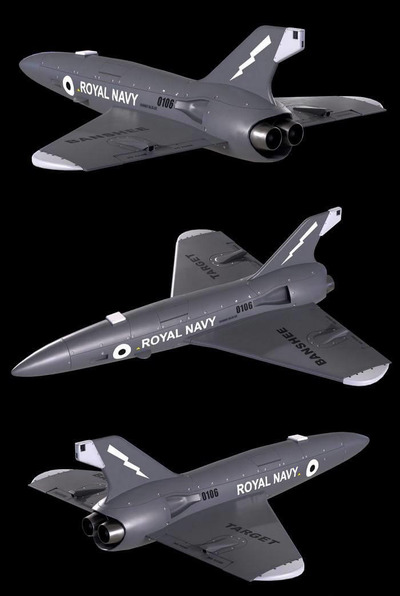 Banshee飞行无人机3D模型（OBJ,FBX,MAX）