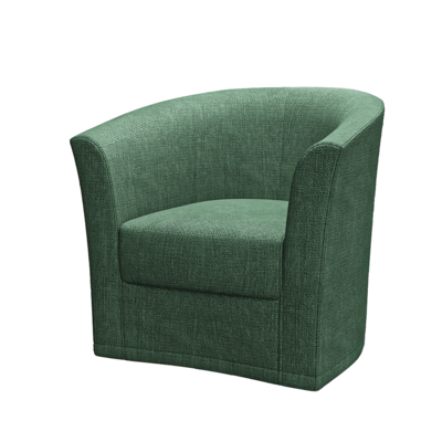 Yoyo绿色单人布艺扶手沙发3D模型（OBJ,FBX,MAX）