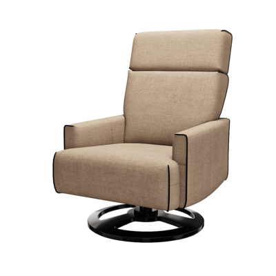 Cubi King浅卡其色布艺单人扶手沙发3D模型（OBJ,FBX,MAX）