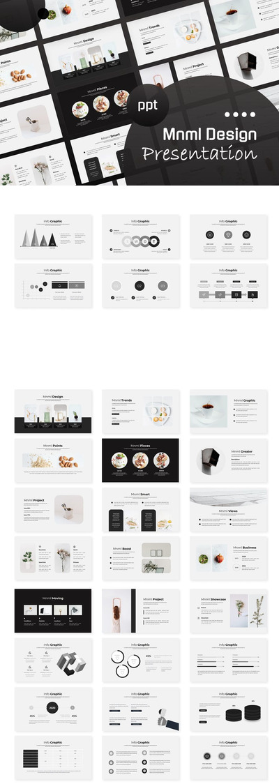 高品质的时尚高端大数据图标图表大数据powerpoint幻灯片演示模板（pptx）