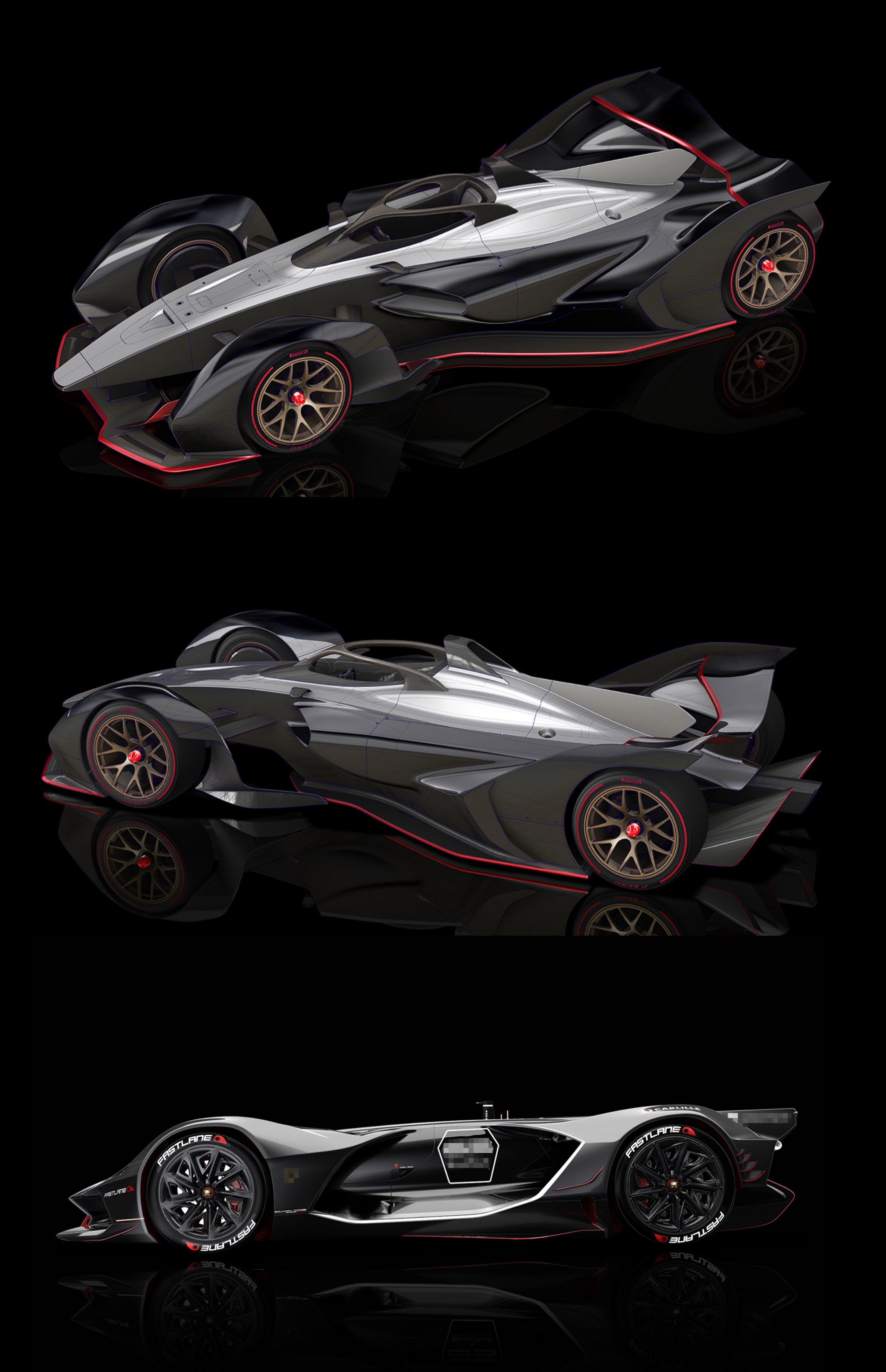 Formula Electric赛车3D模型（OBJ,FBX,MAX）