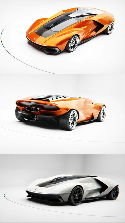 Stratus Concept跑车3D模型（OBJ,FBX,MAX）