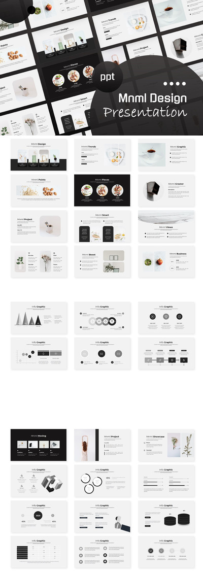 极简主义PPT模板下载 (PPTX)