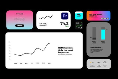 创意动画信息图表PR视频素材[mogrt]